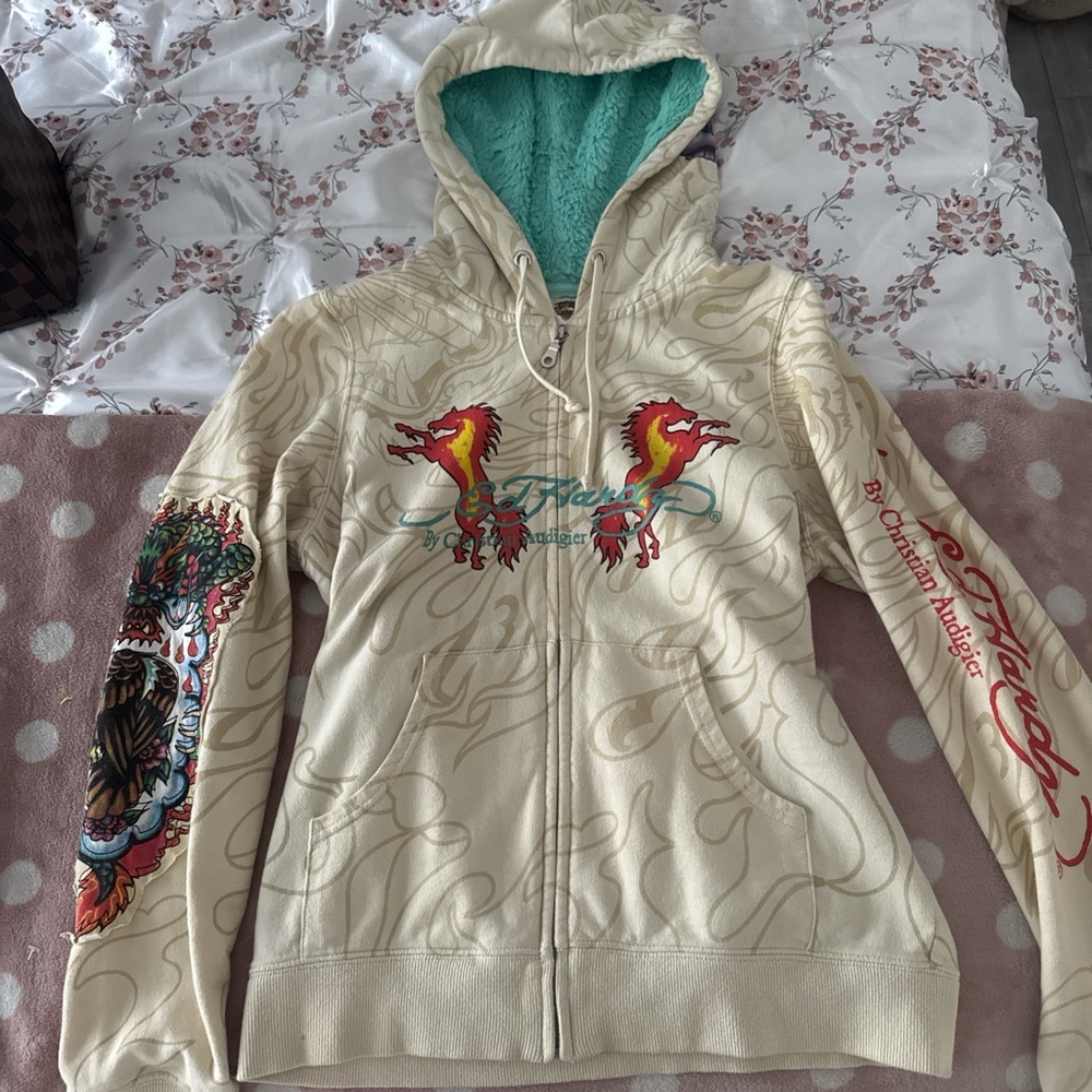 Y2K Ed Hardy hoodie